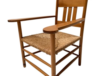 Two Art Nouveau Brabant Club Chairs or Easy Chairs by Willem Penaat, 1900s